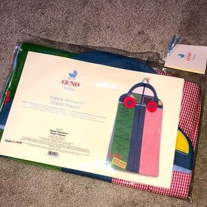 Vintage Deadstock Gund Baby Happy Moments Diaper Stacker Storage‎ Car New